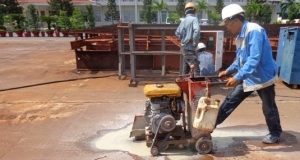 KHOAN CẮT BÊ  TÔNG HUYỆN ĐẤT ĐỎ